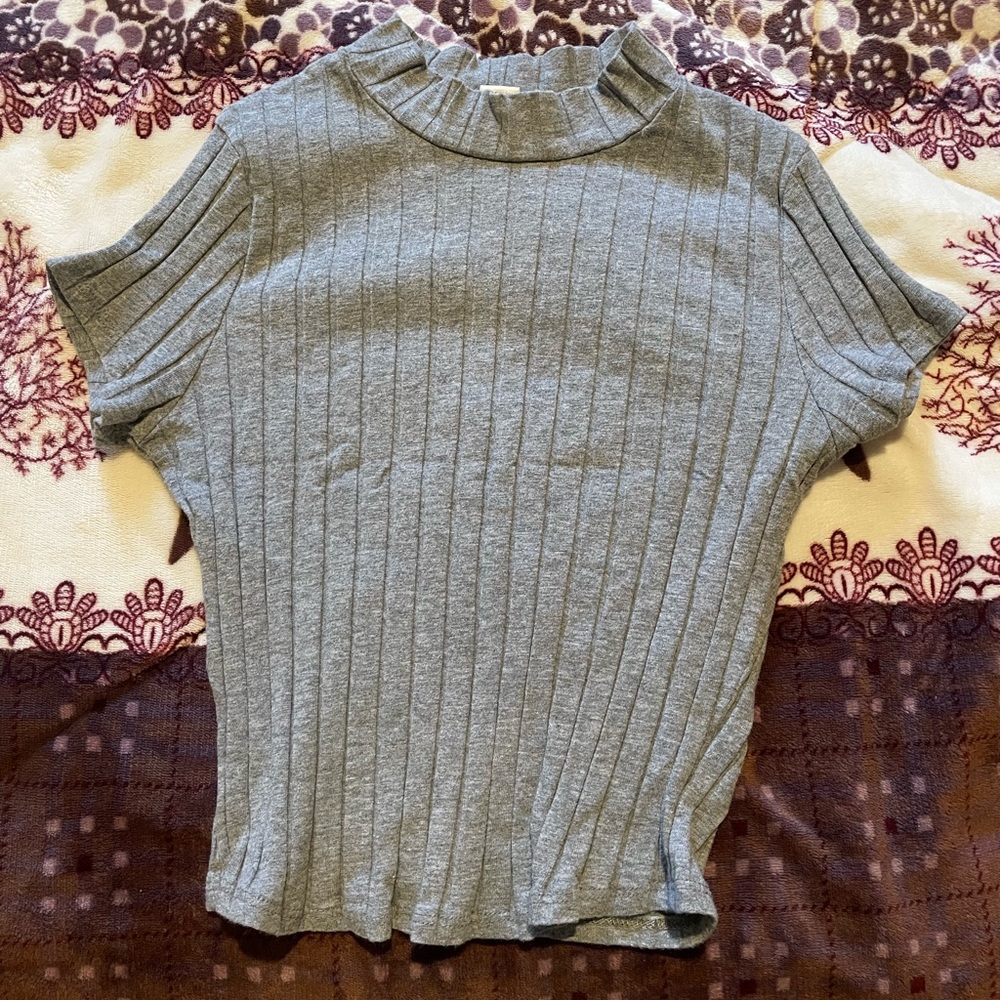 Grey crew neck